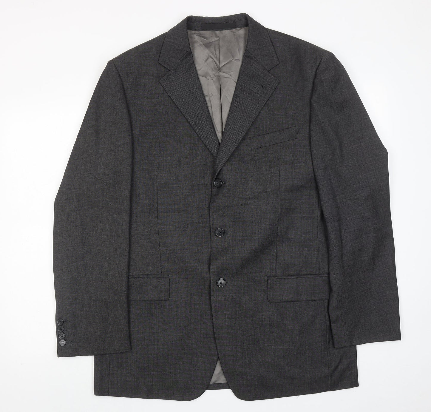 Mens UK Size 40 Marks and Spencer Regular Grey Suit Jacket
