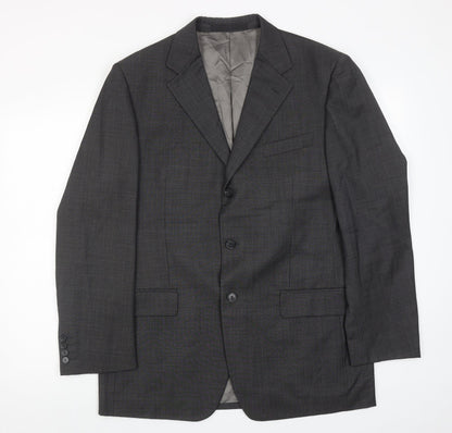 Mens UK Size 40 Marks and Spencer Regular Grey Suit Jacket