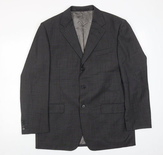 Mens UK Size 40 Marks and Spencer Regular Grey Suit Jacket