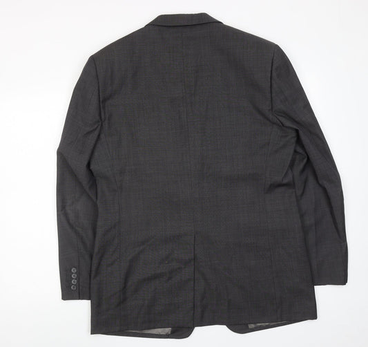 Mens UK Size 40 Marks and Spencer Regular Grey Suit Jacket