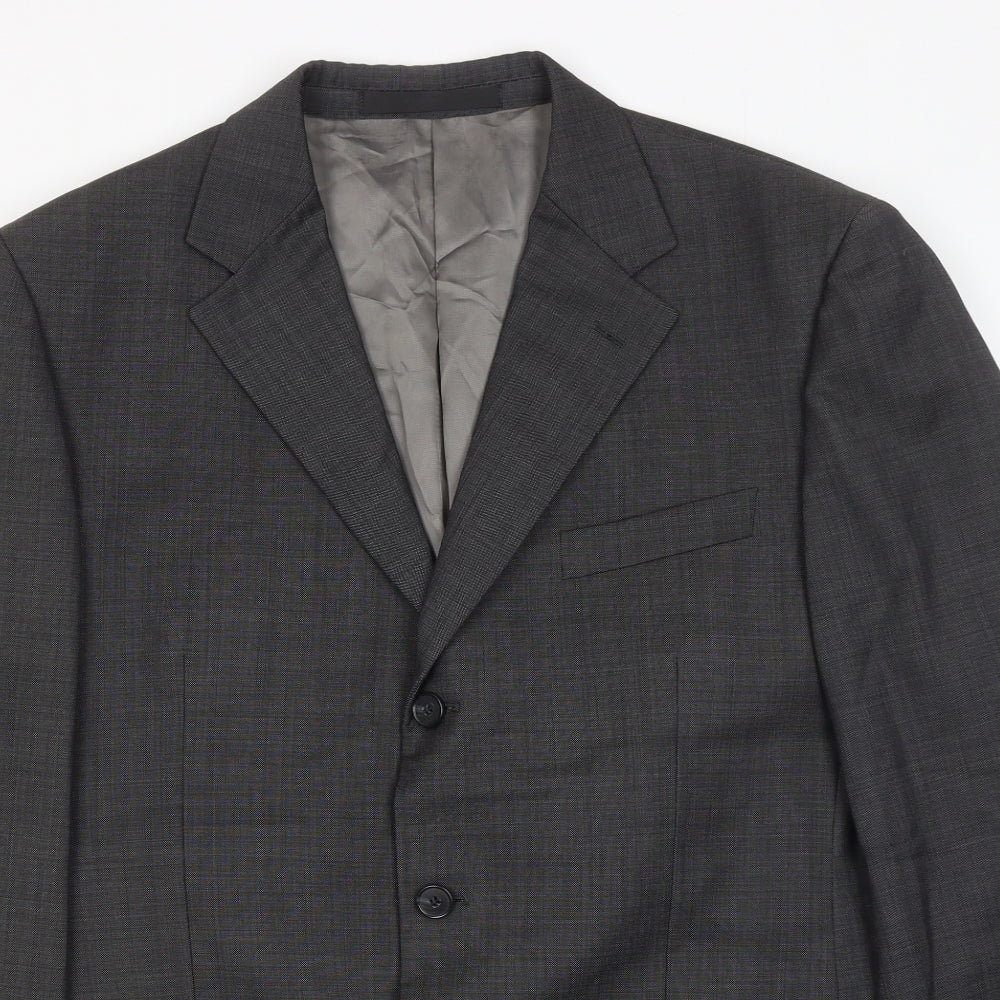 Mens UK Size 40 Marks and Spencer Regular Grey Suit Jacket