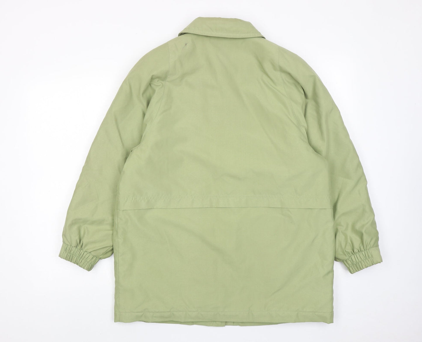 Womens UK Size 10 Marks and Spencer Green Overcoat