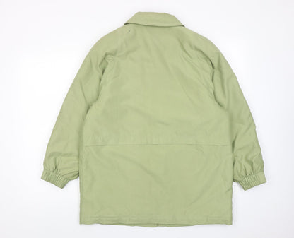 Womens UK Size 10 Marks and Spencer Green Overcoat