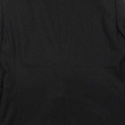 Mens UK Size 40 Peter Werth Regular Black Suit Jacket