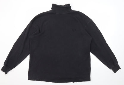 Mens UK Size M C&A Black Pullover Sweatshirt