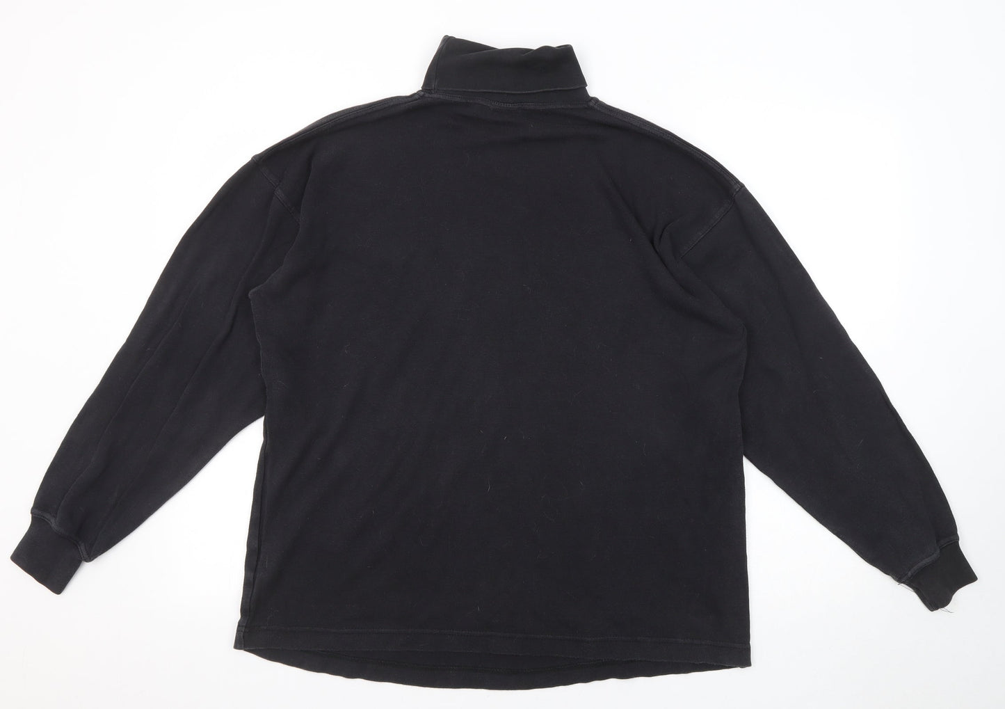 Mens UK Size M C&A Black Pullover Sweatshirt
