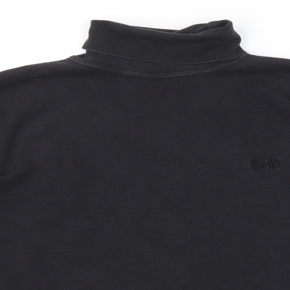 Mens UK Size M C&A Black Pullover Sweatshirt