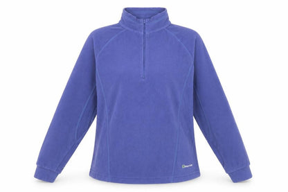 Outdoor Scene Womens Blue Polyester Pullover Sweatshirt Size 12 Zip - Size 12-14