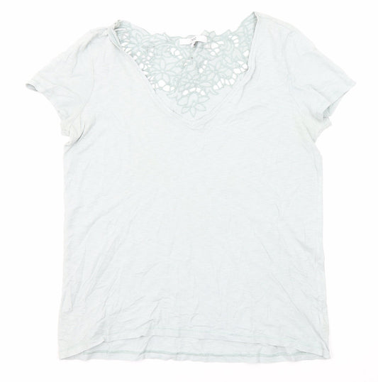 Womens UK Size 12 NEXT Green Basic T-Shirt