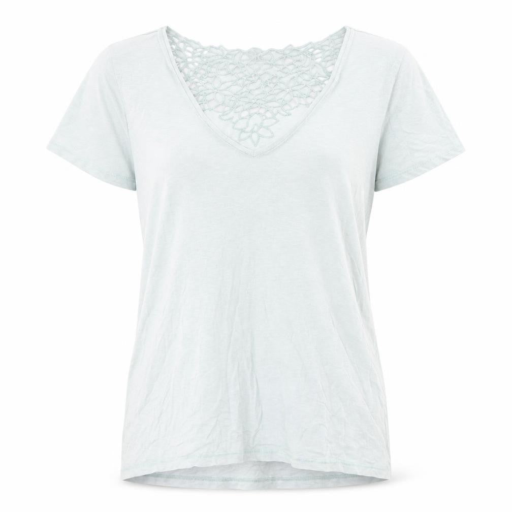 Womens UK Size 12 NEXT Green Basic T-Shirt