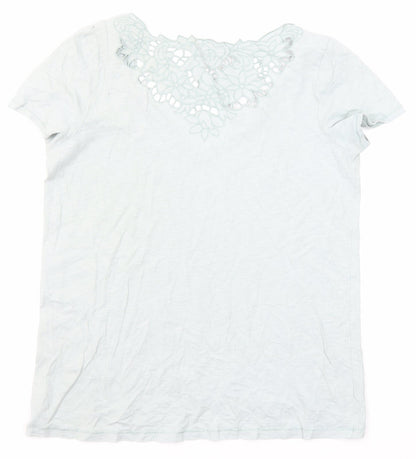 Womens UK Size 12 NEXT Green Basic T-Shirt