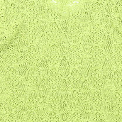Womens UK Size M Off Shoot Green Basic Blouse