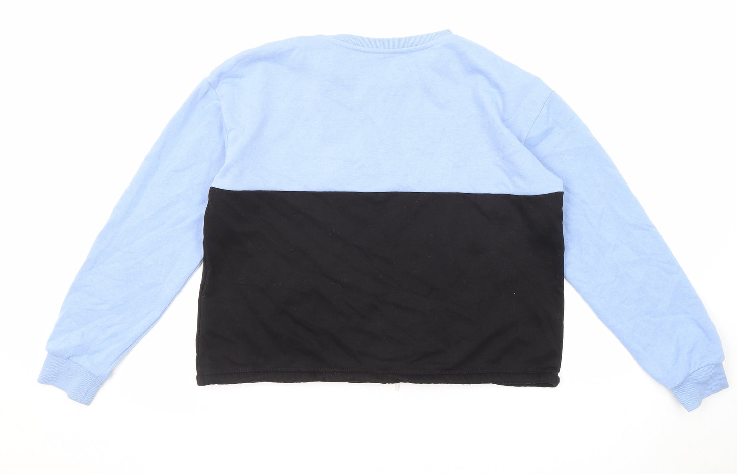 H&M Girls Blue Cotton Pullover Sweatshirt Size 12-13 Years Pullover - New Days