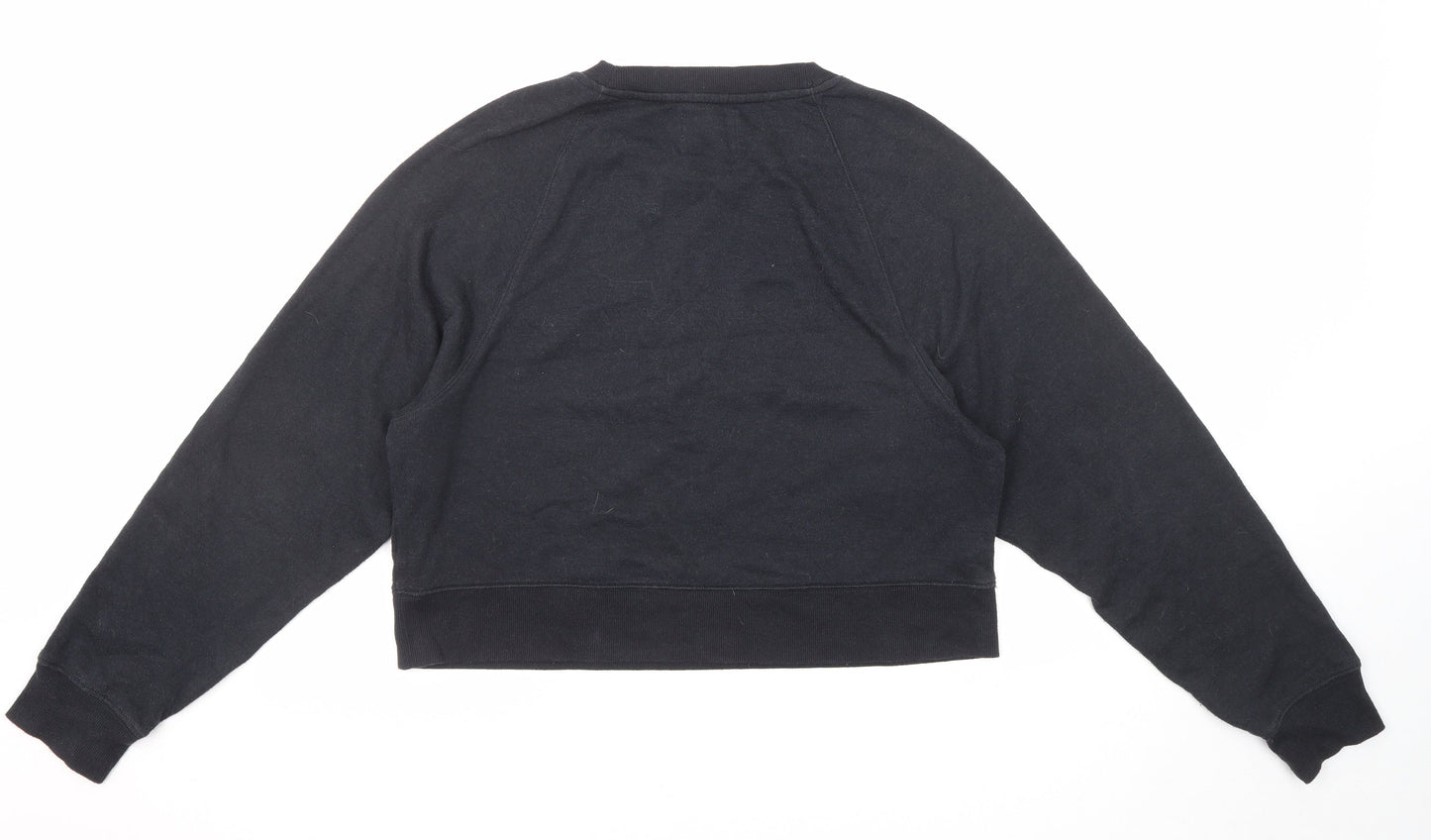 Hollister Womens Black Polyester Pullover Sweatshirt Size S Pullover