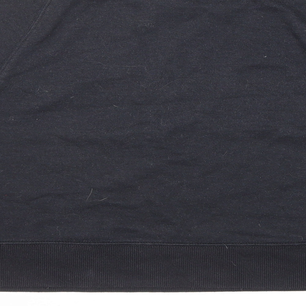 Hollister Womens Black Polyester Pullover Sweatshirt Size S Pullover