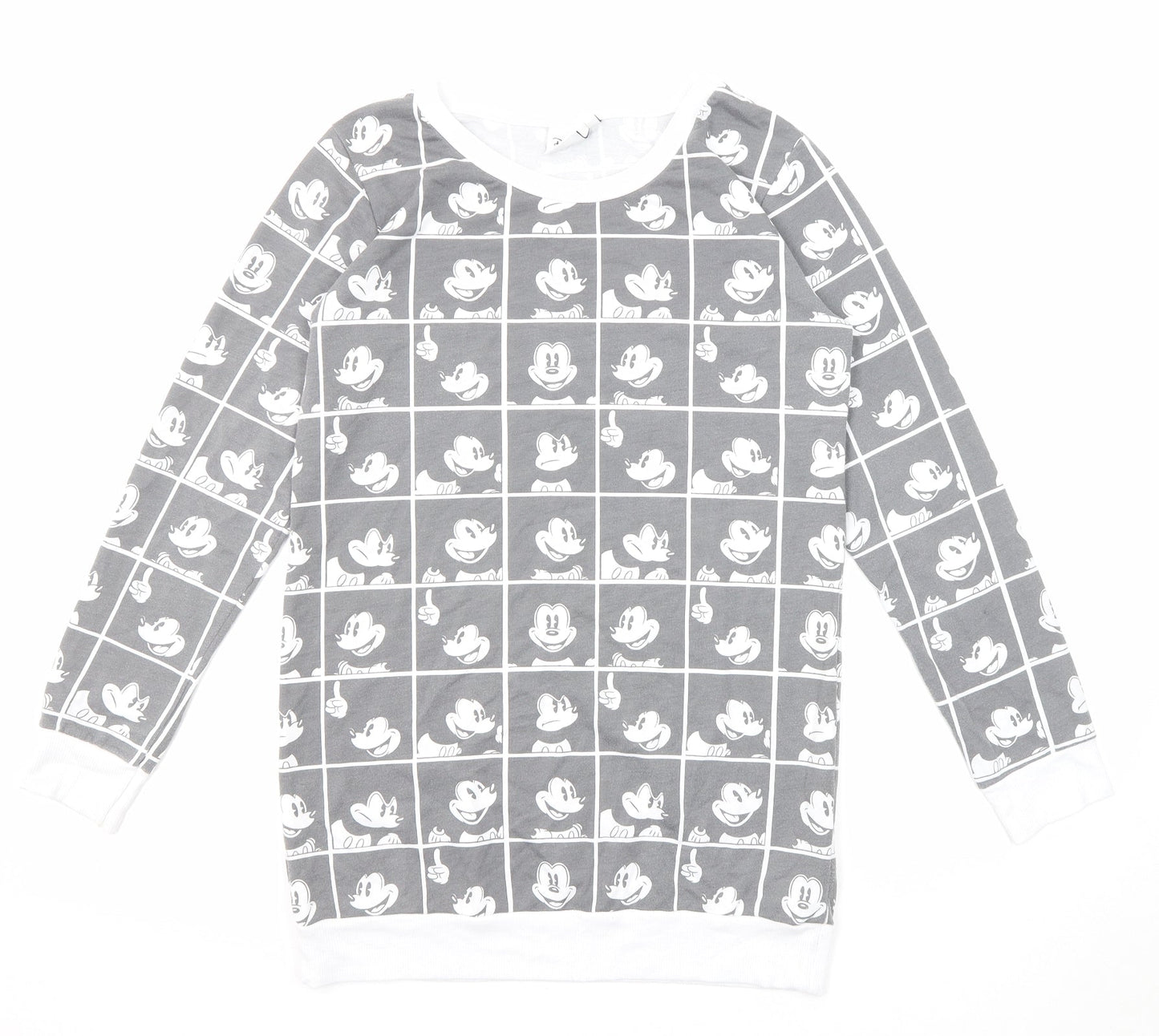 Womens UK Size 6 Disney Grey Pullover Sweatshirt
