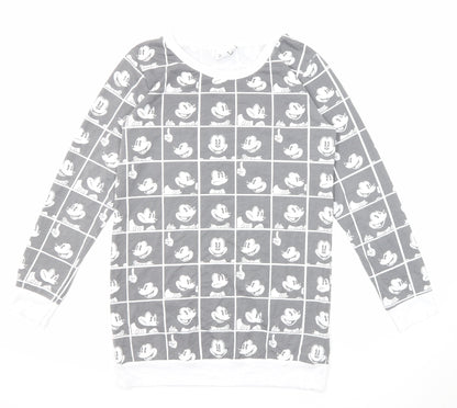 Womens UK Size 6 Disney Grey Pullover Sweatshirt