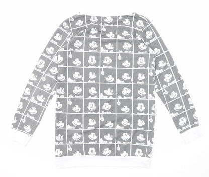Womens UK Size 6 Disney Grey Pullover Sweatshirt