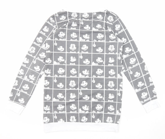 Womens UK Size 6 Disney Grey Pullover Sweatshirt
