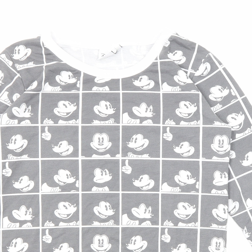 Womens UK Size 6 Disney Grey Pullover Sweatshirt