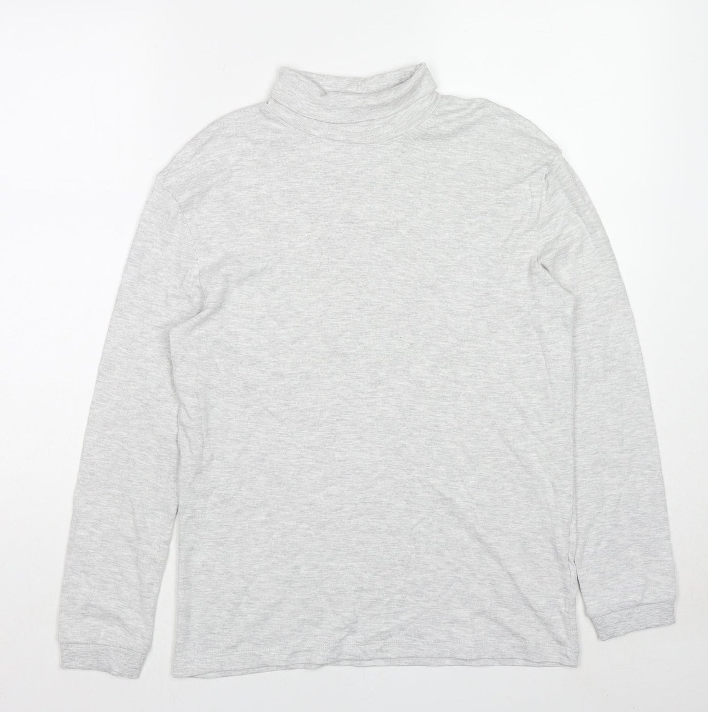 Marks and Spencer Boys Grey Cotton Pullover Sweatshirt Size 12-13 Years Pullover