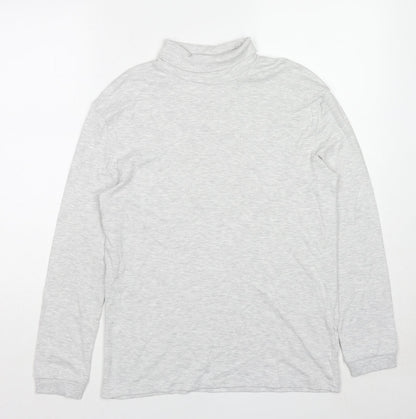 Marks and Spencer Boys Grey Cotton Pullover Sweatshirt Size 12-13 Years Pullover