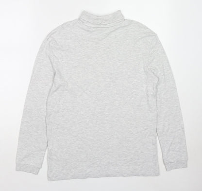 Marks and Spencer Boys Grey Cotton Pullover Sweatshirt Size 12-13 Years Pullover