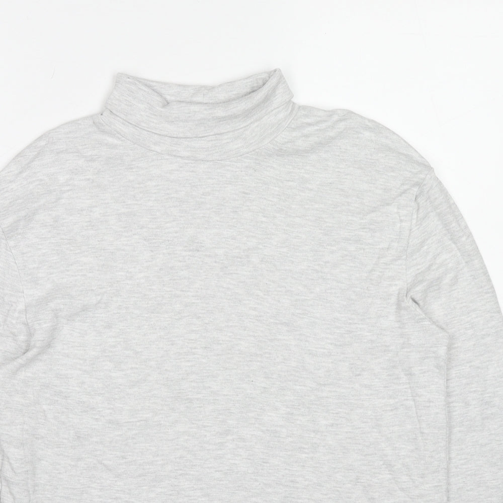 Marks and Spencer Boys Grey Cotton Pullover Sweatshirt Size 12-13 Years Pullover