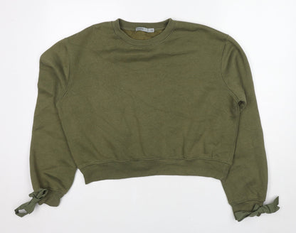 Oasis Boys Green Polyester Pullover Sweatshirt Size L Pullover