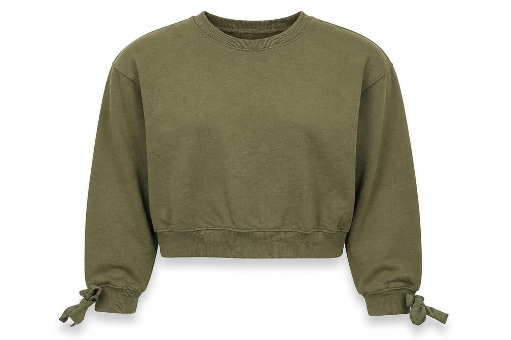 Oasis Boys Green Polyester Pullover Sweatshirt Size L Pullover