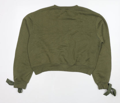 Oasis Boys Green Polyester Pullover Sweatshirt Size L Pullover