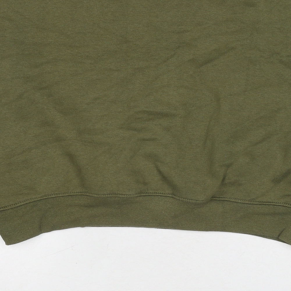 Oasis Boys Green Polyester Pullover Sweatshirt Size L Pullover