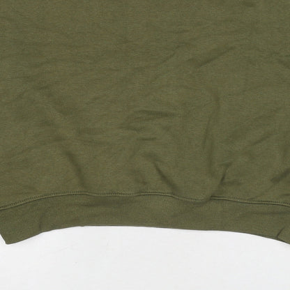 Oasis Boys Green Polyester Pullover Sweatshirt Size L Pullover