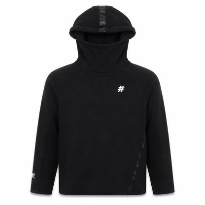 Free The Future Boys Black Cotton Pullover Hoodie Size 13 Years Pullover - Hashtag