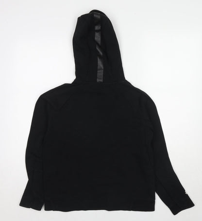 Free The Future Boys Black Cotton Pullover Hoodie Size 13 Years Pullover - Hashtag