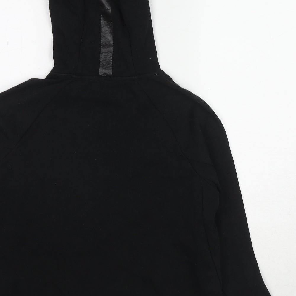 Free The Future Boys Black Cotton Pullover Hoodie Size 13 Years Pullover - Hashtag