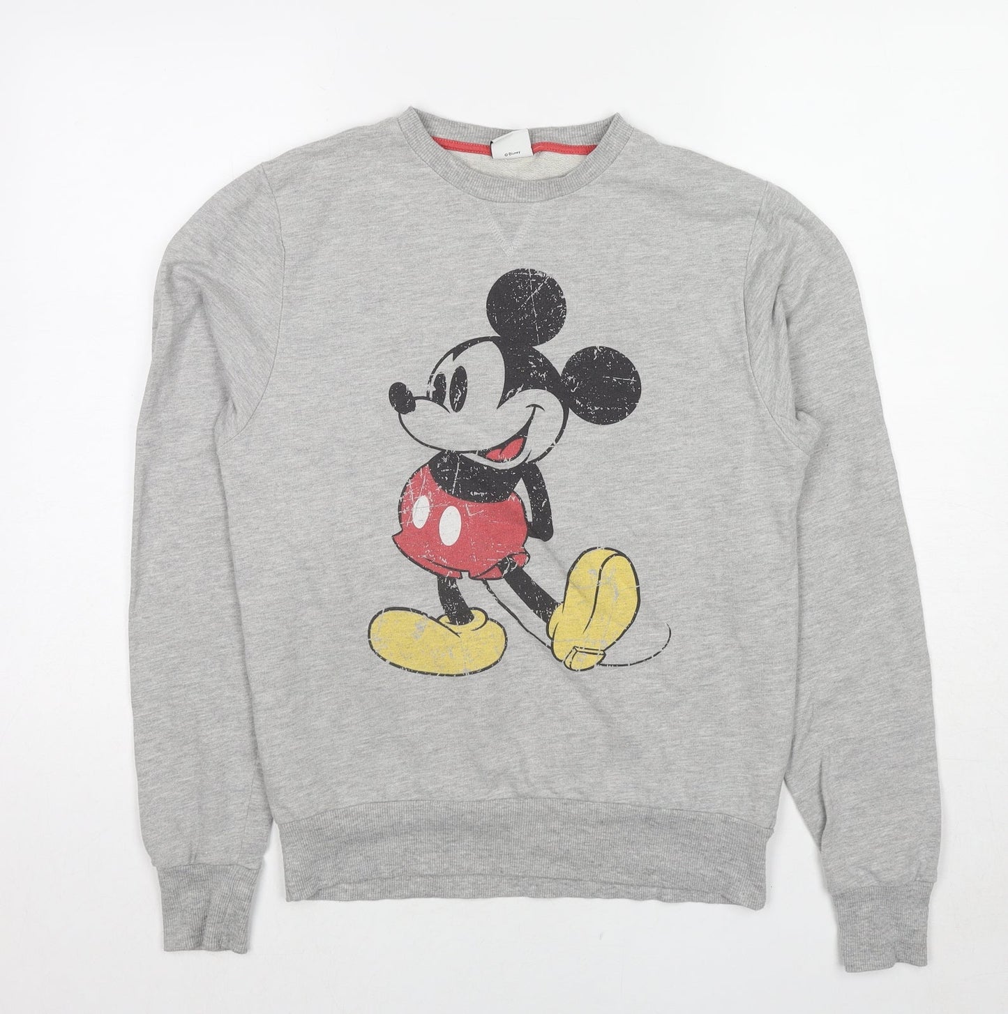 Womens UK Size S Disney Grey Pullover Sweatshirt