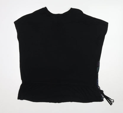 Womens UK Size 14 New Look Black Basic Blouse