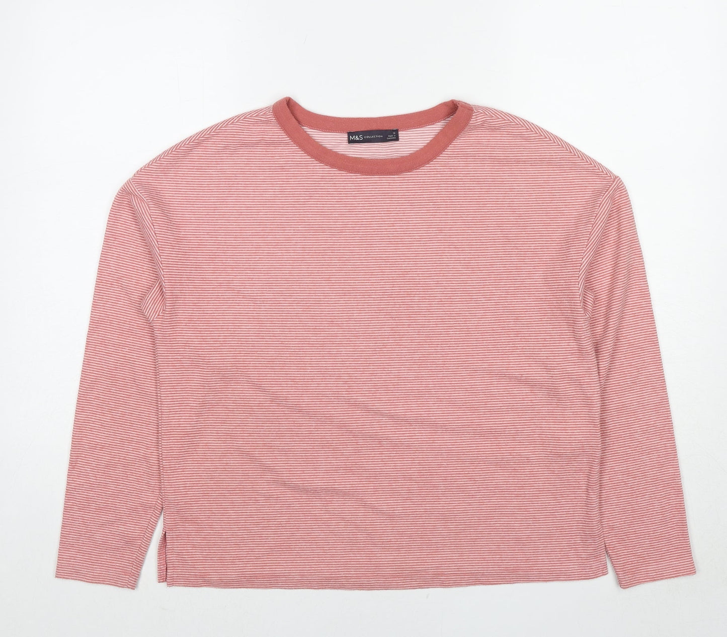 Womens UK Size 10 Marks and Spencer Red Pullover Sweatshirt