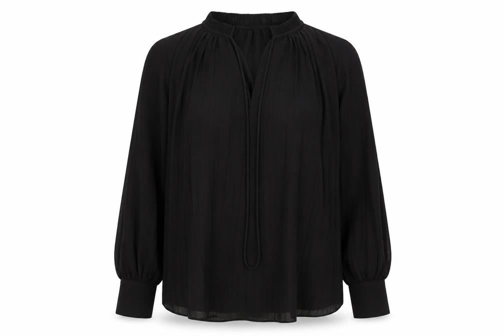 Womens UK Size S H&M Black Basic Blouse