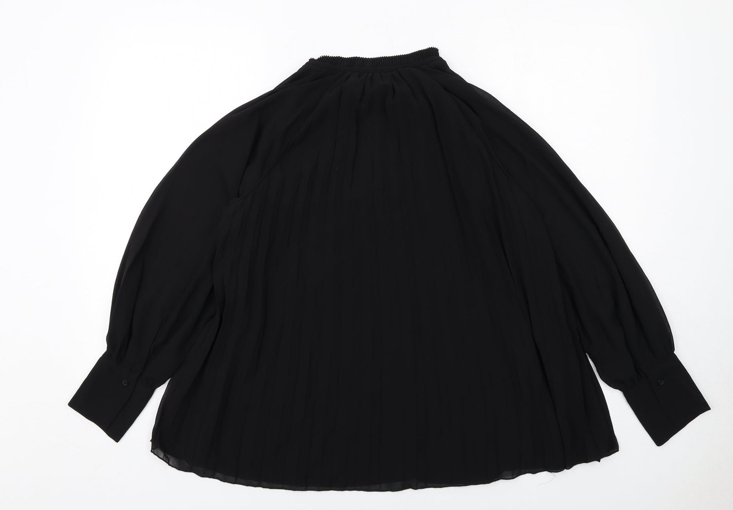 Womens UK Size S H&M Black Basic Blouse