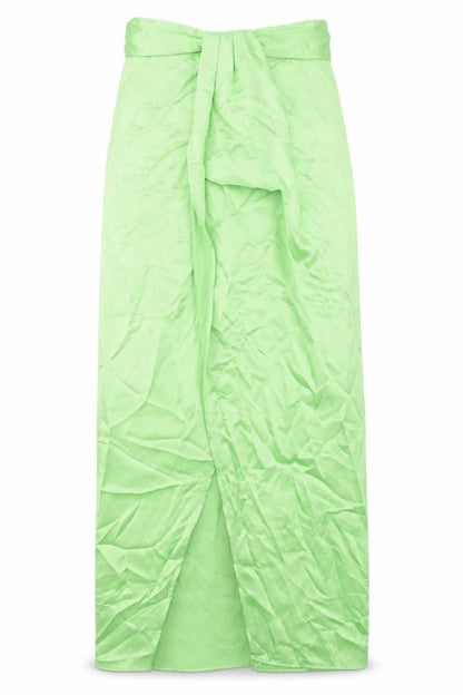 Womens UK Size S Zara Maxi Satin Skirt