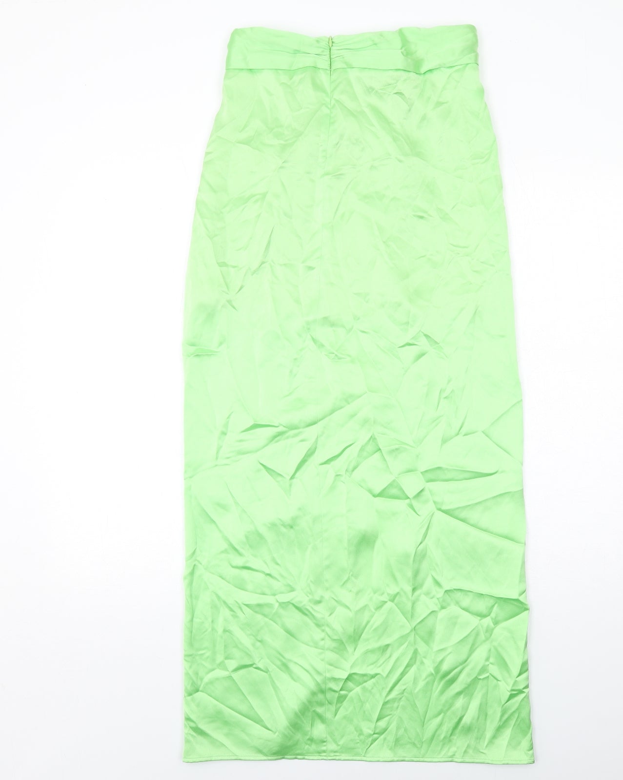 Womens UK Size S Zara Maxi Satin Skirt