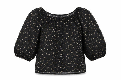 Womens UK Size 6 H&M Black Basic Blouse