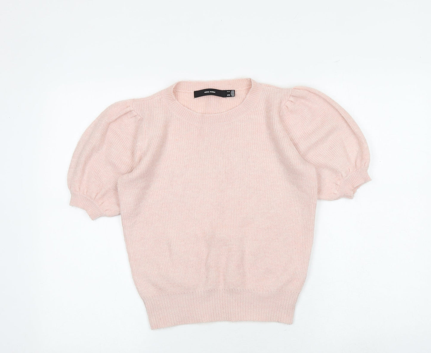 Womens UK Size S VERO MODA Pink Pullover Jumper