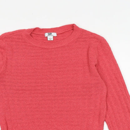Womens UK Size S Dorothy Perkins Pink Pullover Jumper