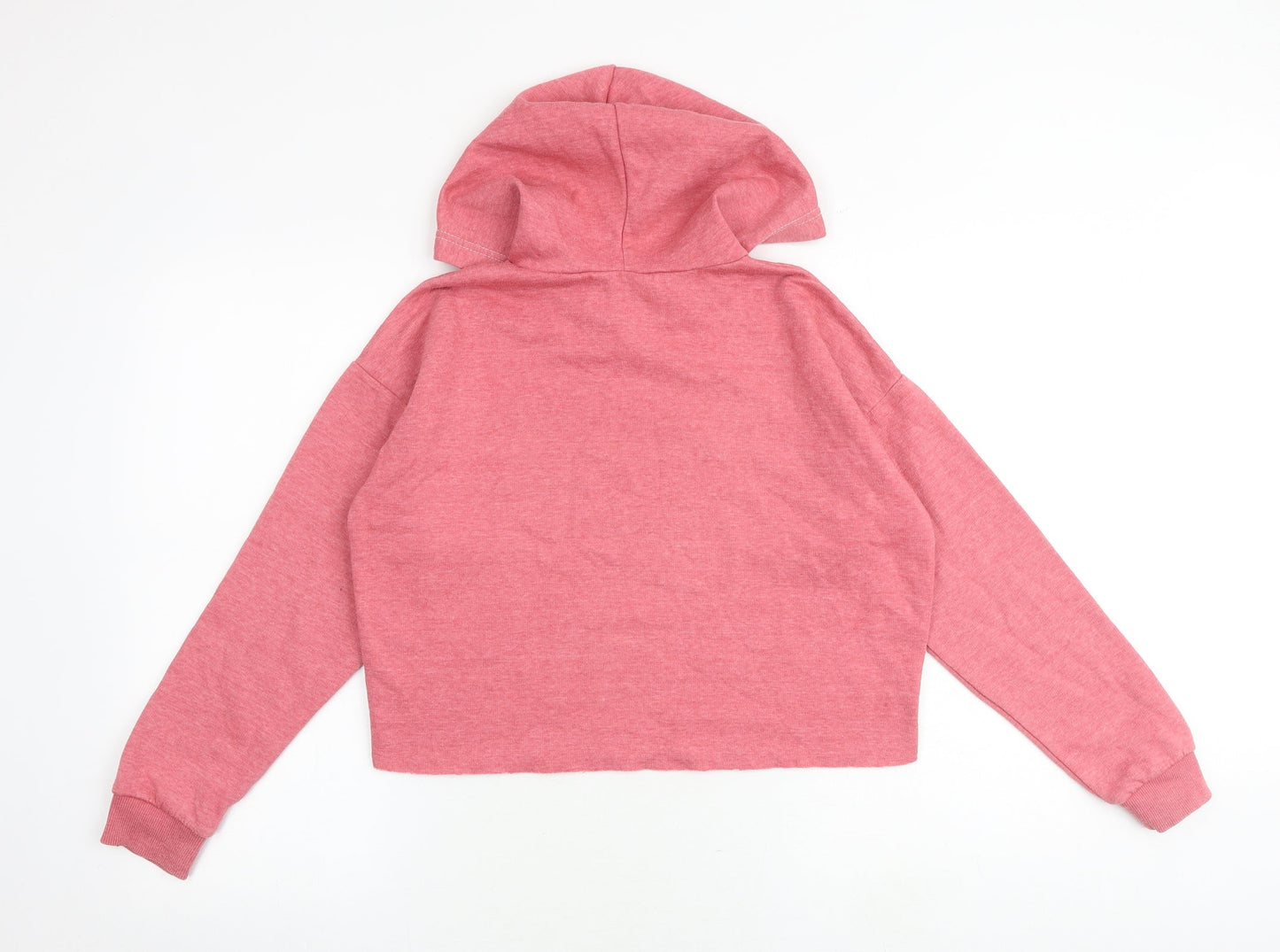 New Look Girls Pink Cotton Pullover Hoodie Size 12-13 Years Pullover - Cali Los Angeles