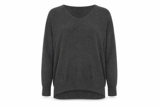 Womens UK Size 14 Indigo Grey Pullover Jumper