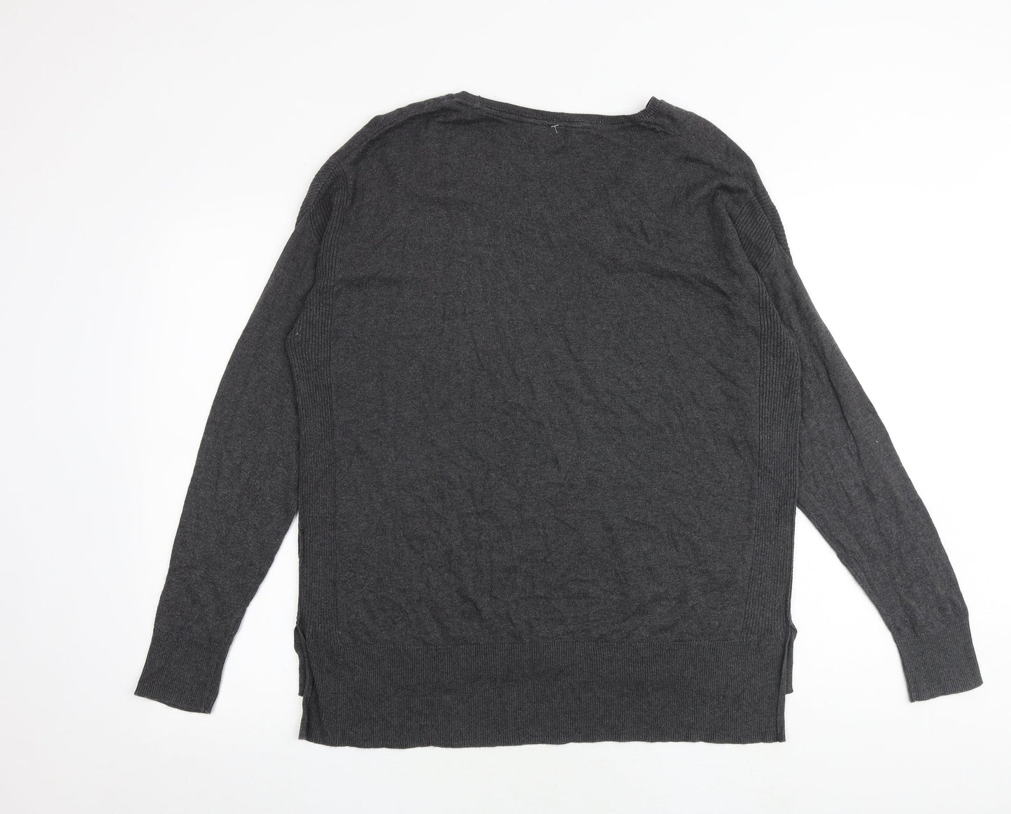 Womens UK Size 14 Indigo Grey Pullover Jumper
