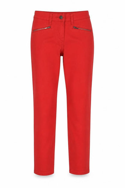 Womens UK Size 6 NEXT Slim Fit Straight Red Jeans